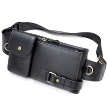 Load image into Gallery viewer, Genuine Leather Women&#39;s Belt Bag Phone Hip Banana Bag Fanny Pack Travel Purse