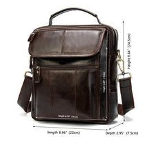 Load image into Gallery viewer, Genuine Leather Men&#39;s Shoulder Bags Crossbody Bags Pouch