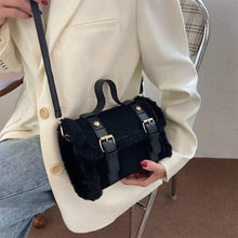 Load image into Gallery viewer, Winter Crossbody Bags for Women Shoulder Bag New Lamb Plush Velvet Bag Lady Small Square Handbag French Korea Style ショルダーウォレット