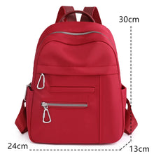 Load image into Gallery viewer, Fashion Women Backpack Soft Nylon Design Touch Multi-Function Travel Knapsack Purse a21