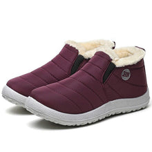 Load image into Gallery viewer, Women Warm Fur Shoes For Winter Female Flats Slip On Loafers Light Casual Shoes - www.eufashionbags.com