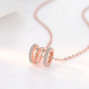 Fashion Contracted Circle Pendant Necklace for Women Neck Accessories Bridal Necklaces
