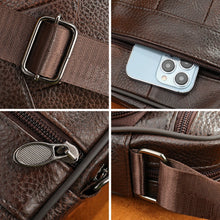 Load image into Gallery viewer, Genuine Leather Small Pouch Bags for Man Phone Crossbody Bags