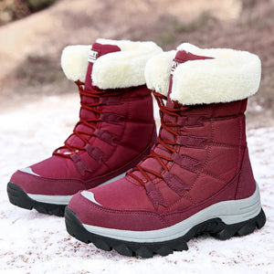 Winter Shoes Keep Warm Ankle Boots for Women Waterproof Snow Boots