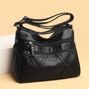 Summer Shoulder Messenger Bags For Women 2024 New Purses And Handbags Soft Leather Crossbody Bags Casual Small Tote Bag Bolsos