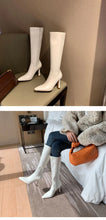Charger l&#39;image dans la galerie, Fashion Winter Women Long Boots Thin High Heel Knee High Boot h27