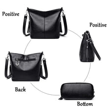 Load image into Gallery viewer, NEW Solid Colors PU Leather Shoulder Bags Fashion Women Messenger Bag Luxury Handbags Crossbody Bags