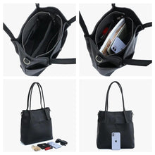Load image into Gallery viewer, Genuine Leather New Winter Bucket Shoulder Bag Large Shopping Purse y30 - www.eufashionbags.com