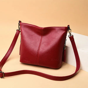 NEW Solid Colors PU Leather Shoulder Bags Fashion Women Messenger Bag Luxury Handbags Crossbody Bags