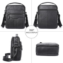 Carica l&#39;immagine nel visualizzatore di Gallery, Men&#39;s Bag Genuine Leather Shoulder Bag Husband Mid Party Bag for Man Messenger Crossbody Bags Leather Men Handbags