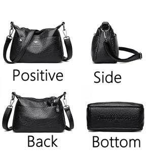 Luxury Designer Handbag High Quality Soft Leather Purses And Handbags Casual Shoulder Messenger Bags for Women 2024 New Sac