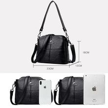 Load image into Gallery viewer, High Quality Woman Messenger Bag Luxury Soft Leather Handbag and Purses Women&#39;s Bags Designer Shoulder Totes