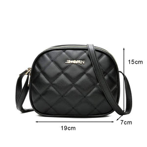 Fashion Diamond Pattern Bag PU Leather Messenger Women Bag w113