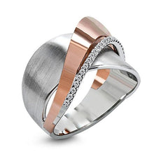 Load image into Gallery viewer, Fashion Personality Ring Zircon Metal Women Ring hr65 - www.eufashionbags.com