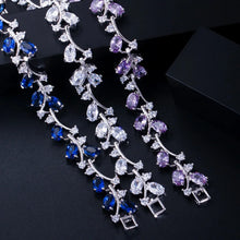 画像をギャラリービューアに読み込む, White Gold Color Handmade Crystal Rhinestone Bracelets Bangle for Women b25