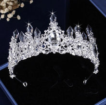 画像をギャラリービューアに読み込む, Purple Crystal Bridal Jewelry Sets Necklaces Earrings Crown Tiaras Set bj86 - www.eufashionbags.com