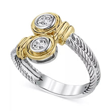 Load image into Gallery viewer, Two Tone Women Ring Fashion Party Accessories hr161 - www.eufashionbags.com