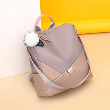 Carica l&#39;immagine nel visualizzatore di Gallery, Fashion Waterproof Oxford Cloth Backpack Women Crossbody Shoulder Bag Large Anti-theft Bookbag For Teenagers Girls