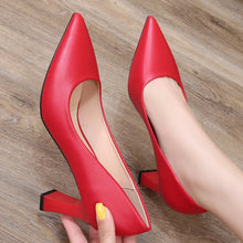 Load image into Gallery viewer, High Heels Shoes Women Fashion Pointed Toe Office Party Work Dress Pumps Big Size 34-43