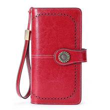 画像をギャラリービューアに読み込む, Fashion Anti-theft Women&#39;s Wallets Genuine Leather Large Coin Purse Card Holders y03 - www.eufashionbags.com