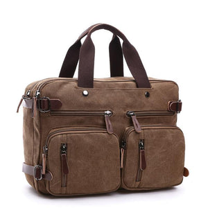 Men Vintage Canvas Messenger Bag Travel Shoulder Bag School Bag l72 - www.eufashionbags.com
