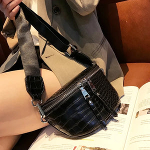 Luxury Saddle Women's Chest Bag High Quality Hobo Crossbody Bags w105