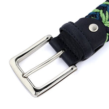 画像をギャラリービューアに読み込む, Fashion Wax Rope Weaving Tactical Canvas Belts For Men Women Military Strap Metal Alloy Pin Buckle