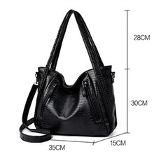 Load image into Gallery viewer, Large Women Totes Bags Women PU Shoulder Messenger Bag Tote Purse w63