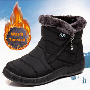 Fashion Waterproof Women Snow Boots Winter Casual Lightweight Ankle Botas - www.eufashionbags.com