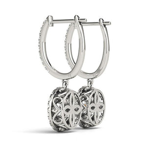 Full Bling Cubic Zirconia Women Eternity Earrings he60 - www.eufashionbags.com
