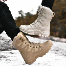 Load image into Gallery viewer, Winter Women Warm Boots Plus Size 36-46 Mid-Calf Motorcycle Boots
