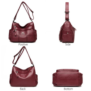Purses And Handbags High Quality Leather Crossbody Bags for Women 2024 New Ladies Hand Shoulder Bags Luxury Designer Handbag