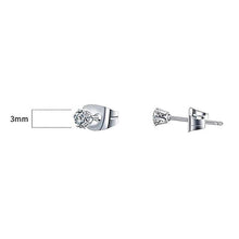 Load image into Gallery viewer, Minimalist Crystal Cubic Zirconia Stud Earrings for Women/Men - www.eufashionbags.com