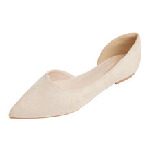 Charger l&#39;image dans la galerie, Spring Shallow Mouth Flat Bottom Shoes Pointed Toe Heel Slip on Shoes q6