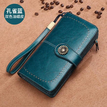 Load image into Gallery viewer, Fashion Anti-theft Women&#39;s Wallets Genuine Leather Large Coin Purse Card Holders y03 - www.eufashionbags.com