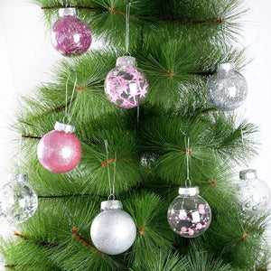 24pcs 6cm Christmas Balls Xmas Tree Hanging Ornaments Ball Christmas Decorations for Home - www.eufashionbags.com