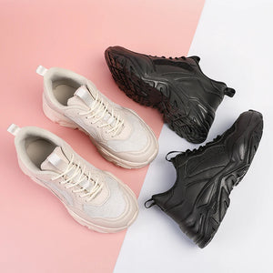 New Spring Chunky Sneakers Women Breathable Shoes Casual Running Sneakers