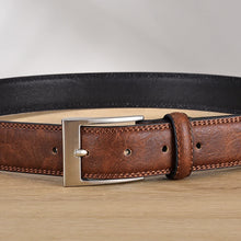 Load image into Gallery viewer, Casual Men&#39;s Brown Trouser Waist Belt Fashionable Vintage Strap For Men