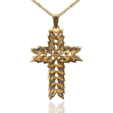 Charger l&#39;image dans la galerie, Luxury Cubic Zircon Cross Pendant Necklaces Women Fashion Jewelry hn101 - www.eufashionbags.com