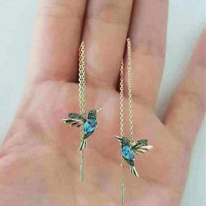 New Fashion Little Bird Drop Long Hanging Earrings for Women - www.eufashionbags.com