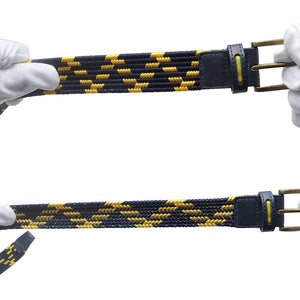 Elastic Waist Belt Men With Stretch Casual Golf Belt Waistband Braided Style Woven Leather Belt