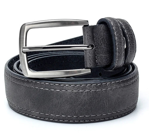Luxury Leather Belt For Men Designer Vintage Style For Jeans 3.5 Cm Wide Belts