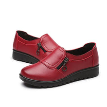 画像をギャラリービューアに読み込む, New Autumn Women&#39;s Shoes Fashion Casual Leather Flat Shoes Slip On Flats x20
