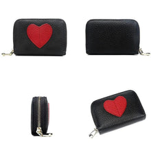 Charger l&#39;image dans la galerie, Mini Short Wallet For Women Genuine Leather Heart Daily Casual Coin Pocket Purse - www.eufashionbags.com
