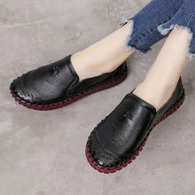 Load image into Gallery viewer, Fashion Women Shoes Genuine Leather Loafers Casual Flat Shoes x17
