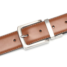 Cargar imagen en el visor de la galería, Men&#39;s Genuine Leather Belt Reversible For Jeans Rotated Buckle Dress Belts