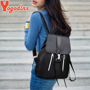 Women Backpack Preppy Style Back Bags for Teenage Girls Fashion Bag New Design Nylon Backpack Waterproof Rucksack