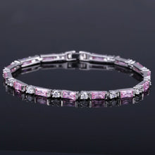 Carica l&#39;immagine nel visualizzatore di Gallery, Fashion CZ Charm Crystal Tennis Bracelets for Women Christmas New Year Gift b31