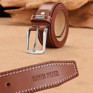 Cow Genuine Leather Belt For Men Casual Belts Designer Pin Buckle Belt