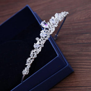 Fashion Zircon Bridal Tiara Headpiece Crystal Wedding Crown Hair Accessories bc40 - www.eufashionbags.com